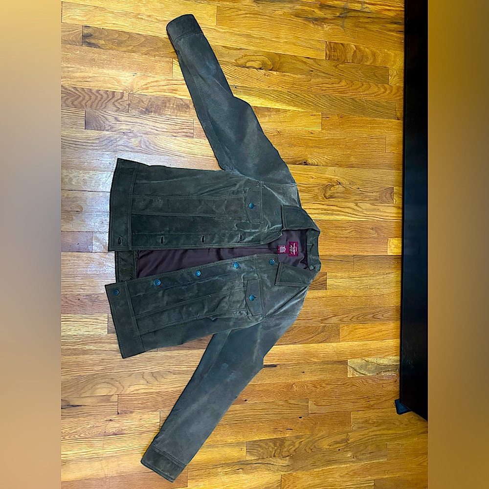 AUTHENTIC EDDIE BAUER SEATTLE SUEDE LEATHER COAT